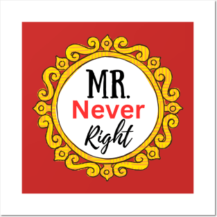 Mr Never Right-Couple Posters and Art